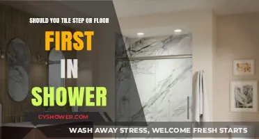 Tile Shower Steps or Floor First: The Right Installation Sequence