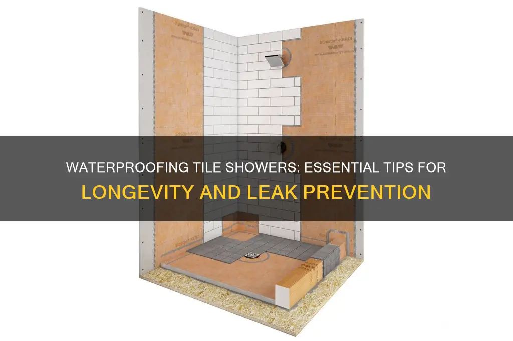 should you water proof tile shower