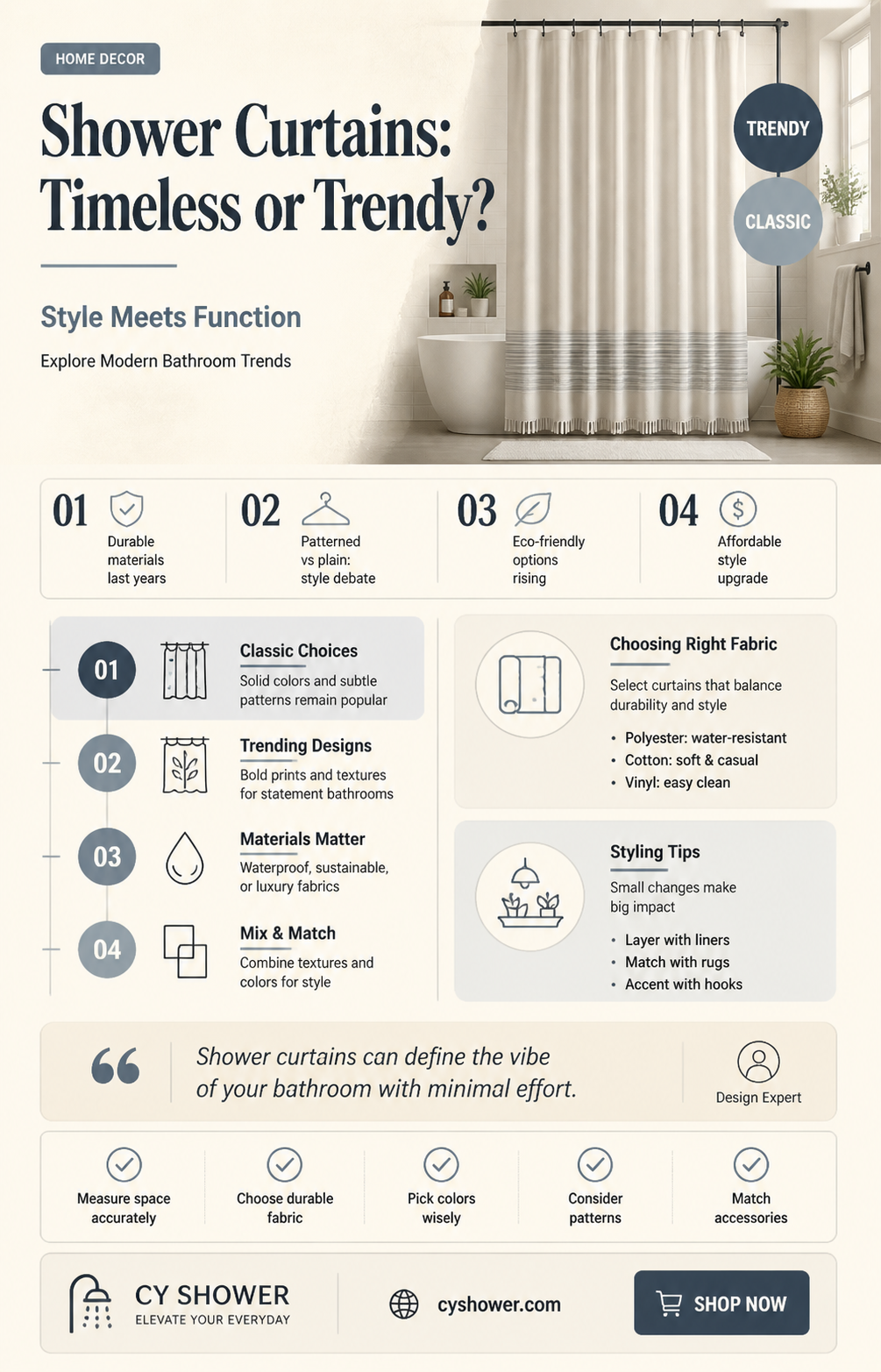 are shower curtains in style