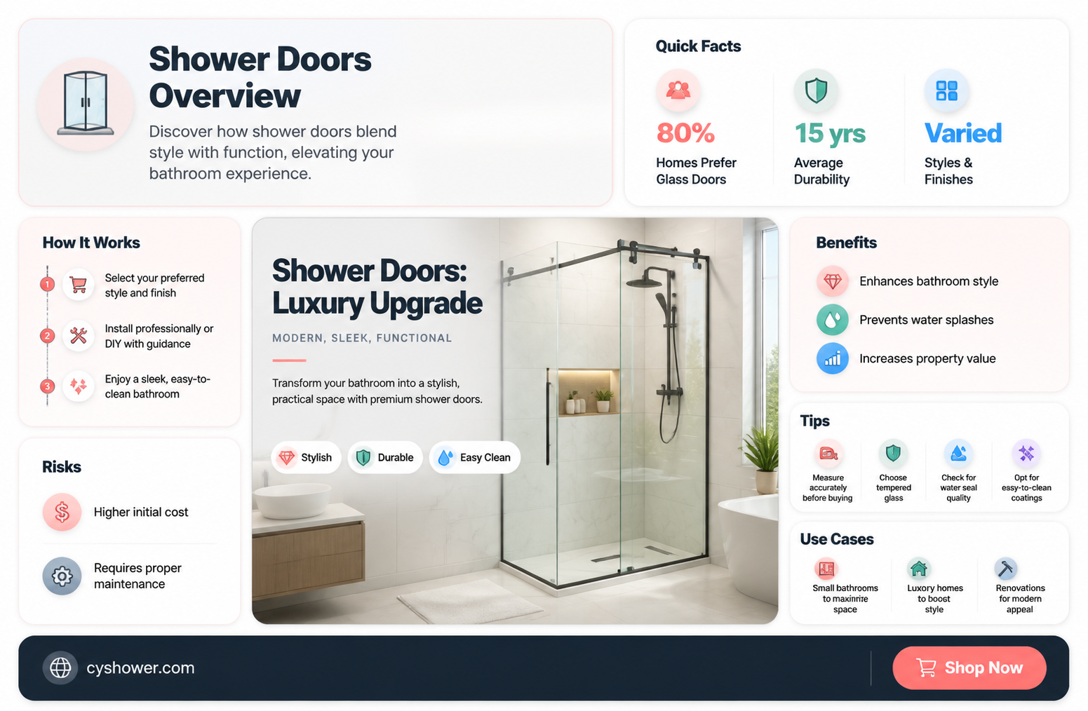 are shower doors necessary