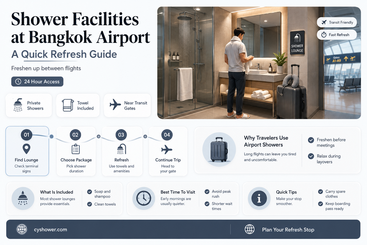 can i shower at bangkokairport