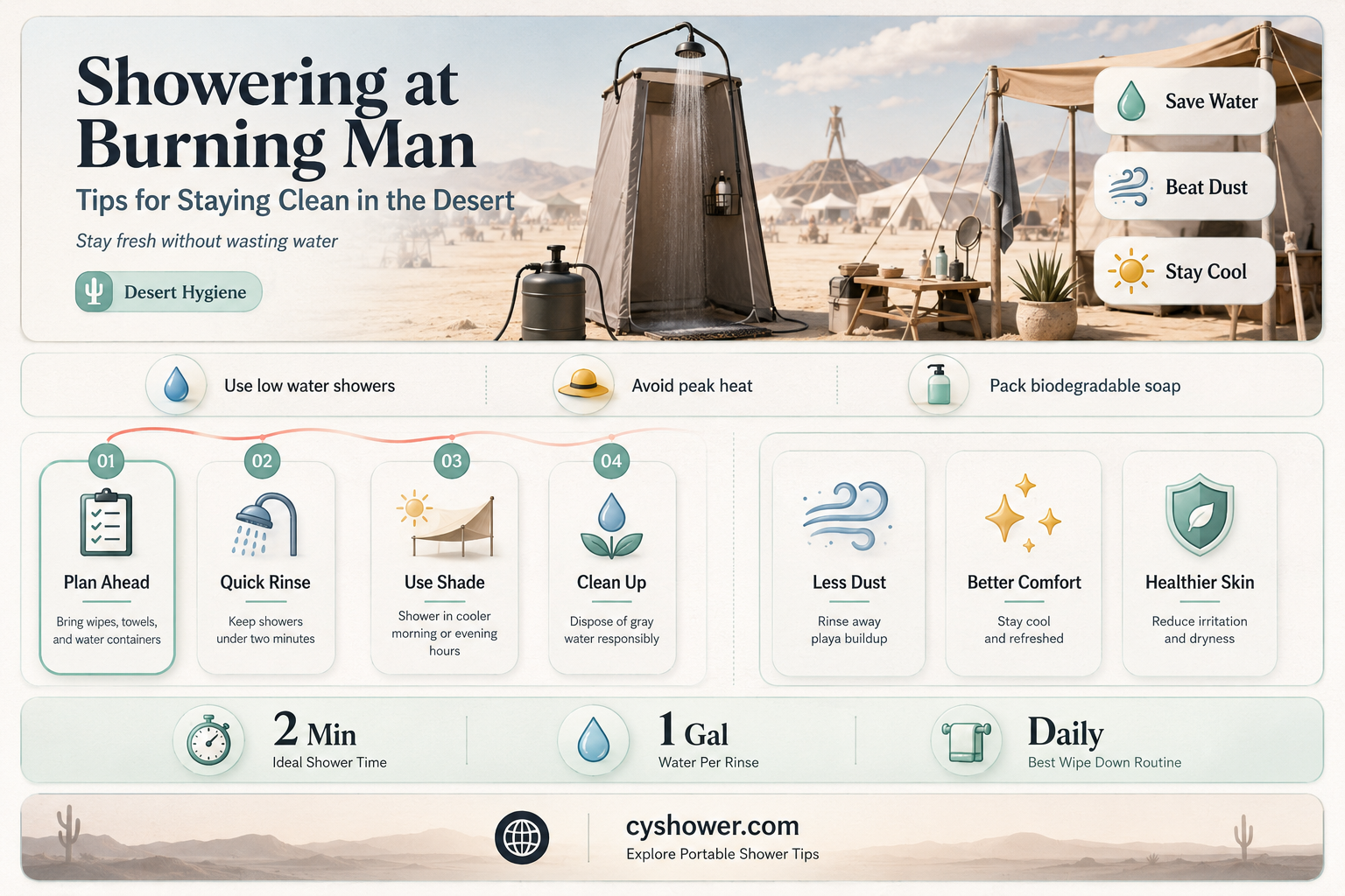 can i shower at burning man