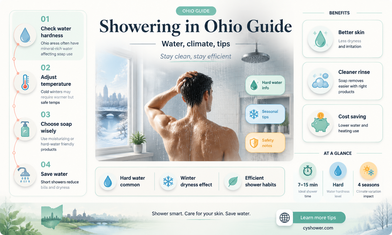 can i shower in ohio