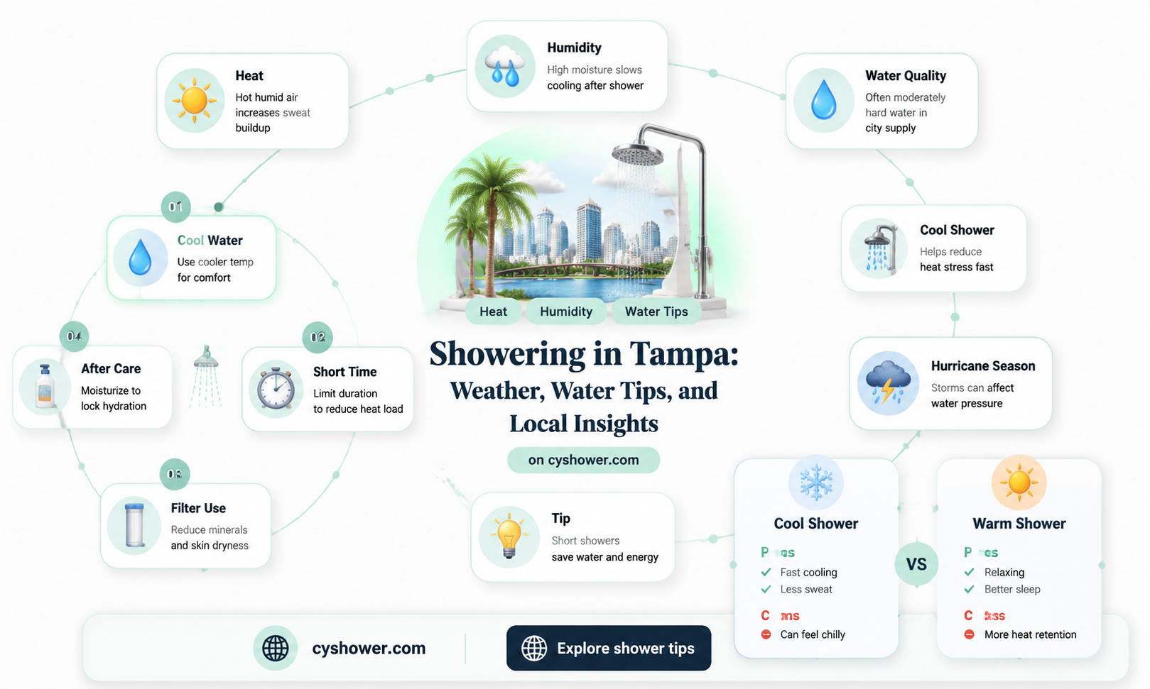 can i shower in tampa