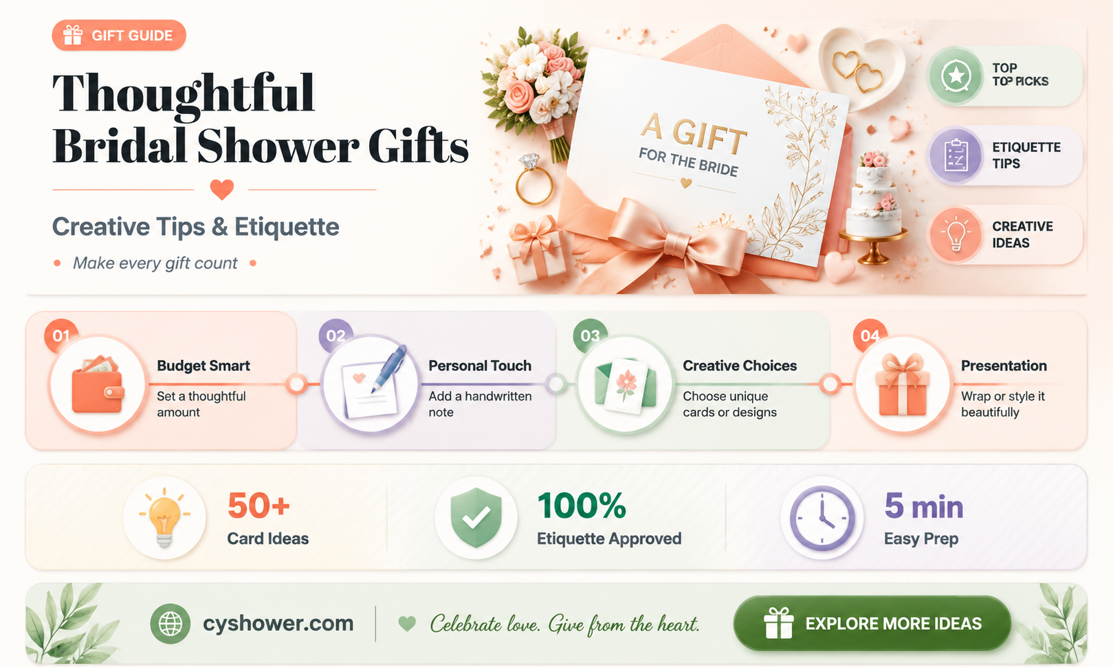 can i give a gift card for a bridal shower