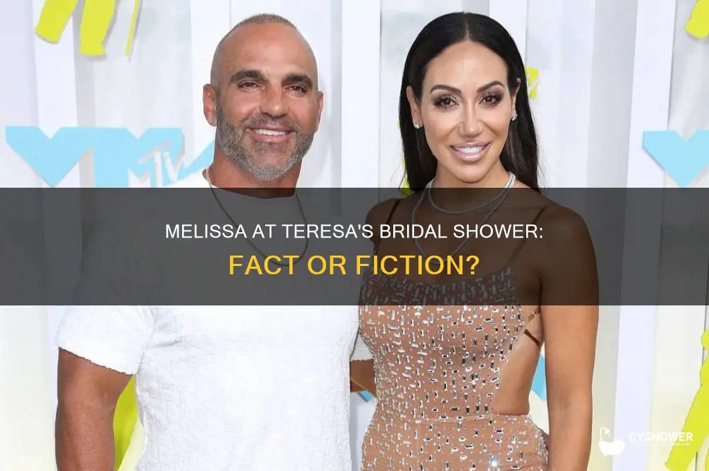 was melissa at teresa bridal shower
