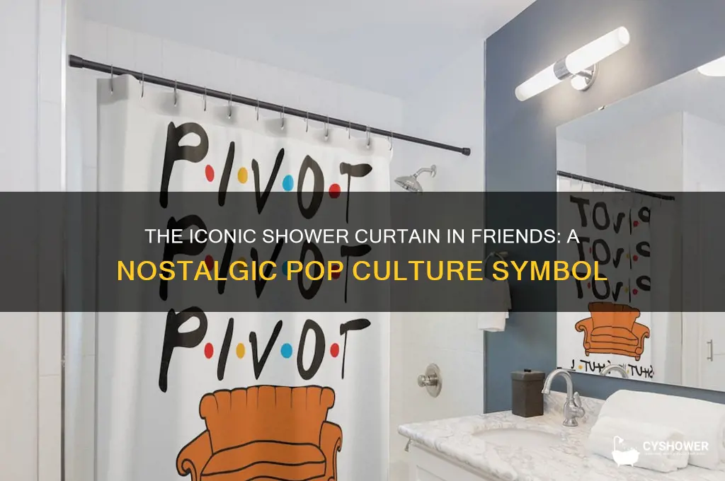 was on their shower curtain in friends