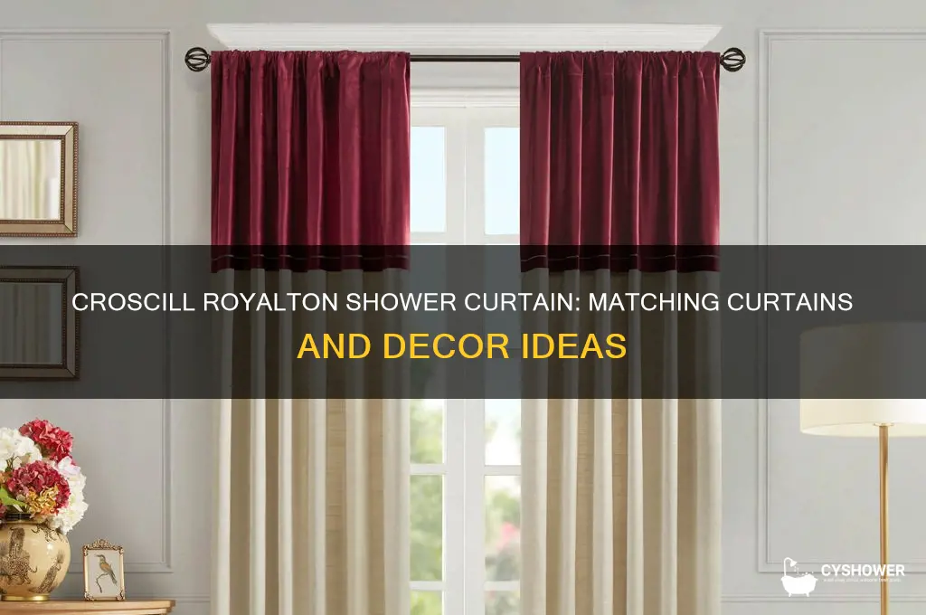 was there curtains to match the croscill royalton shower curtain