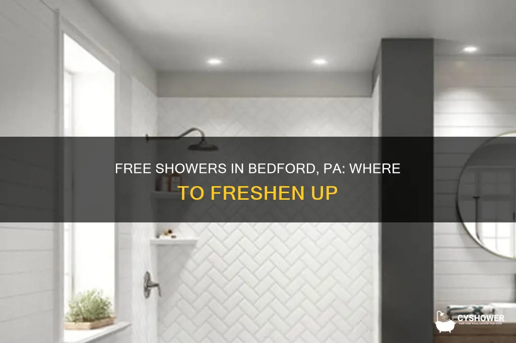 were can i shower for free in bedford pa