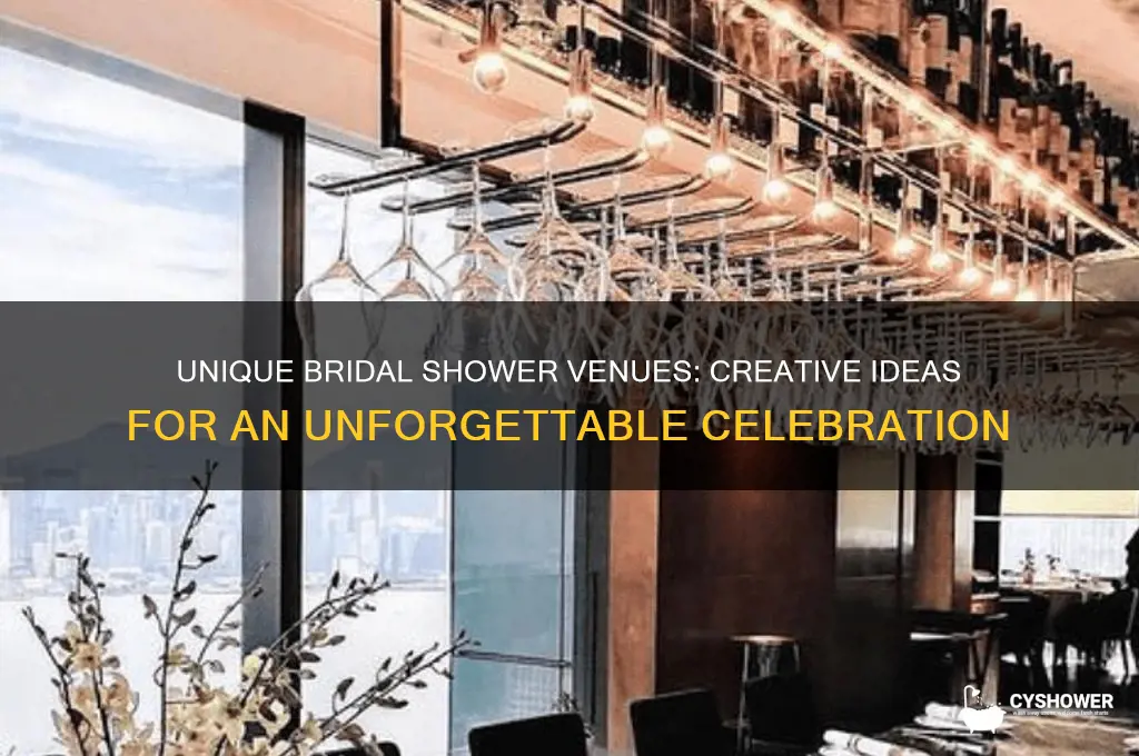 were can i throw a bridal shower