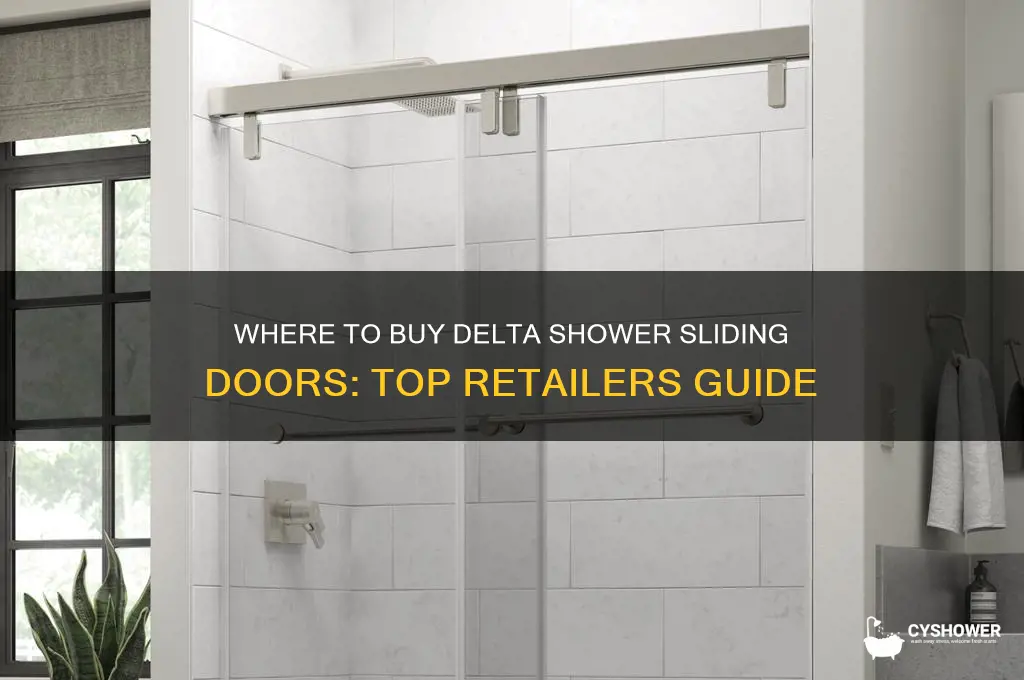 were to buy delta shower sliding doors