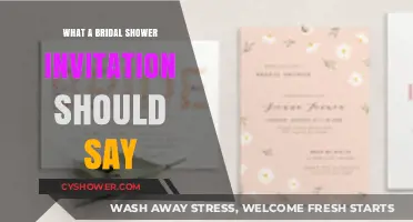 Crafting the Perfect Bridal Shower Invitation: Essential Details to Include