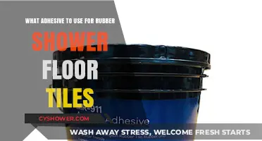 Best Adhesive for Rubber Shower Floor Tiles: A Comprehensive Guide