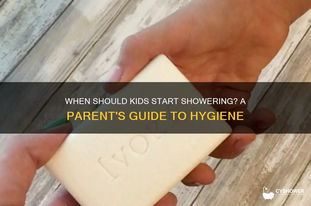 what age should take a shower