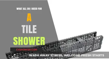 Essential Tools and Materials for Building a Tile Shower