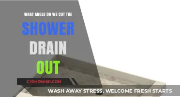 Mastering Shower Drain Installation: Optimal Angle for Cutting the Drain