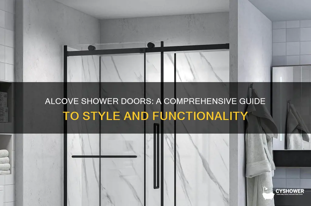 what are alcove shower doors