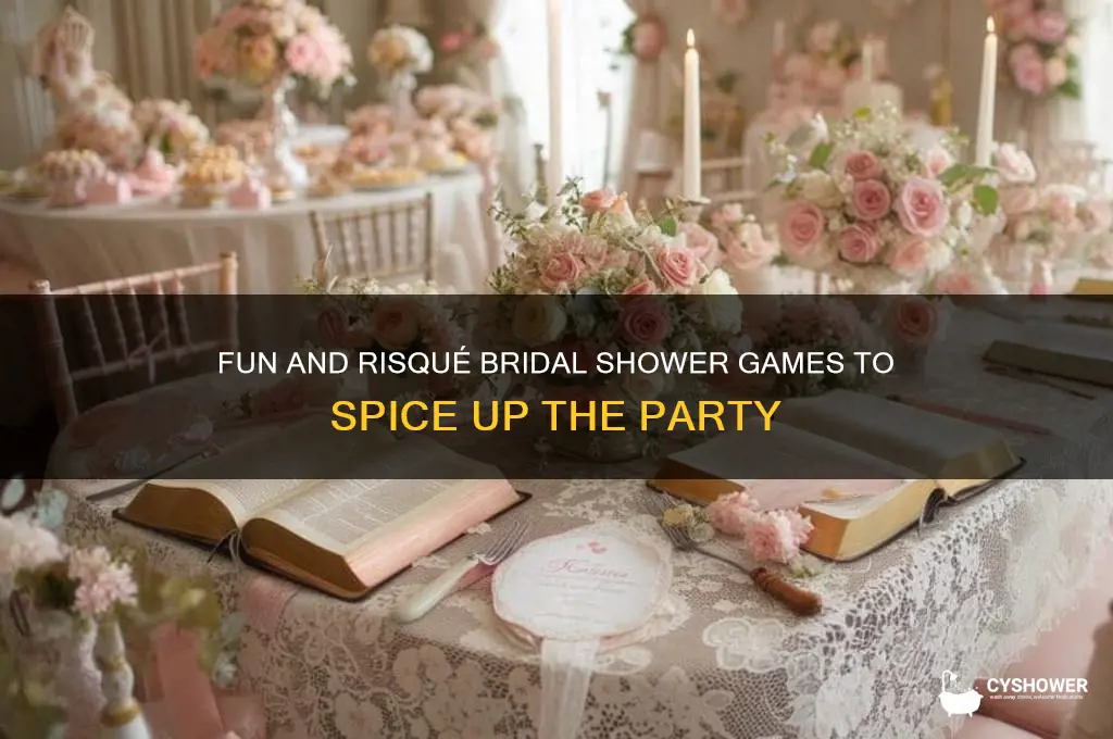 what are bridal shower dirty games