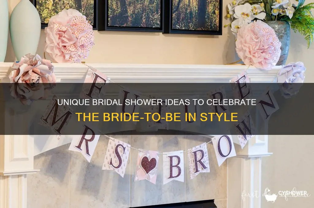 what are bridal shower ideas