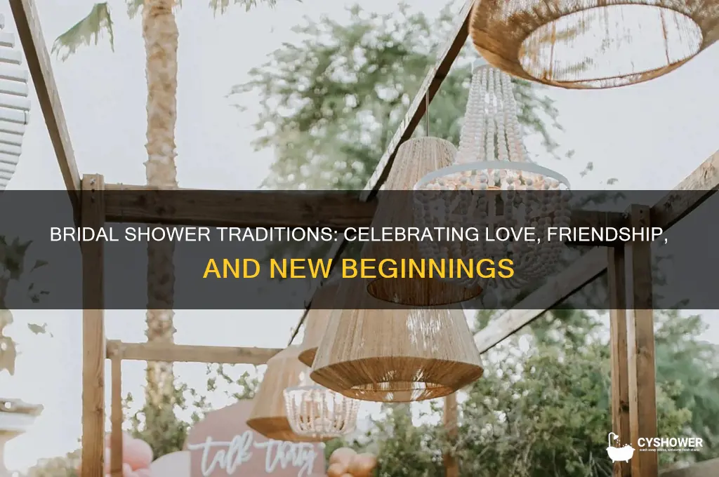 what are bridal shower traditions