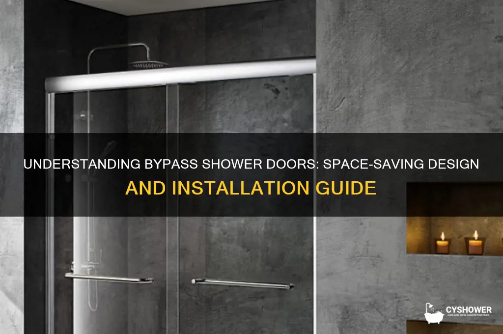 what are bypass shower doors