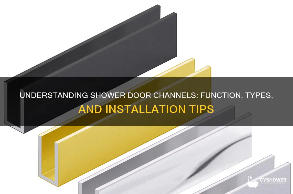 what are channels in shower doors