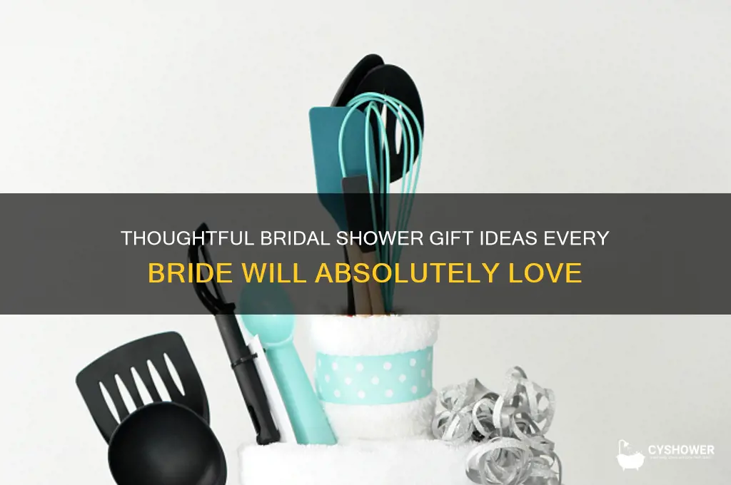 what are common bridal shower gifts