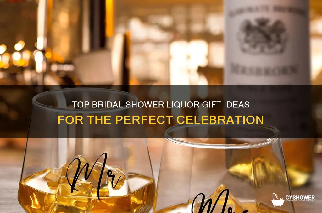 what are good liquors to give for bridal shower