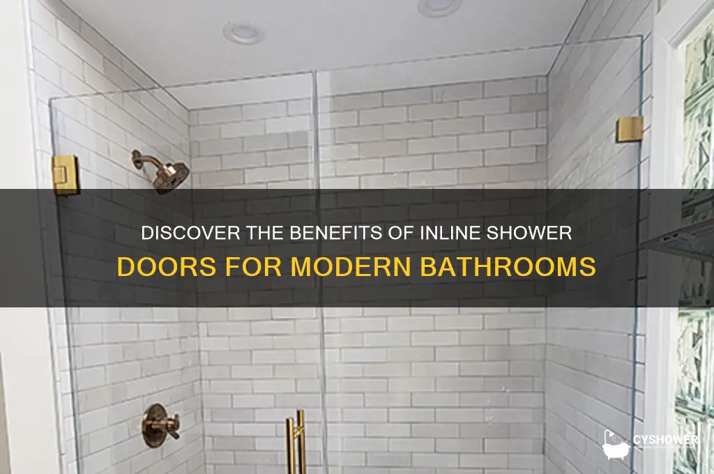 what are inline shower doors