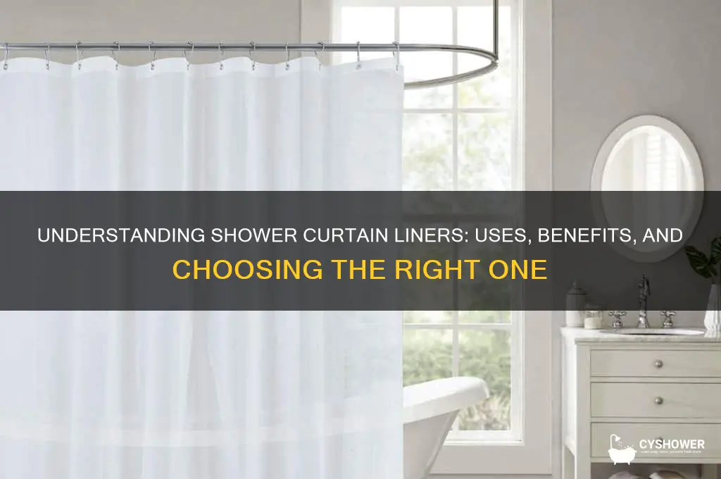 what are shower curtain linrs