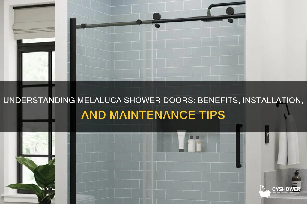 what are shower doors melaluca