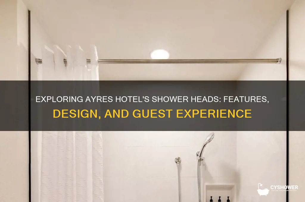 what are shower heads in ayres hotel