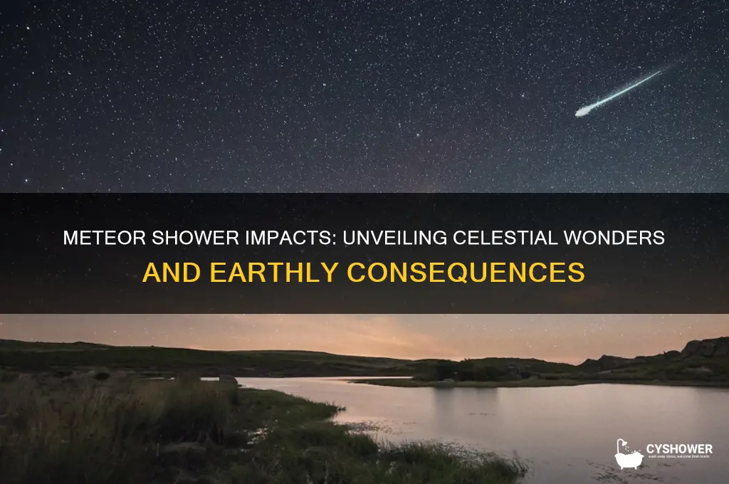 what are the affects of a meteor shower