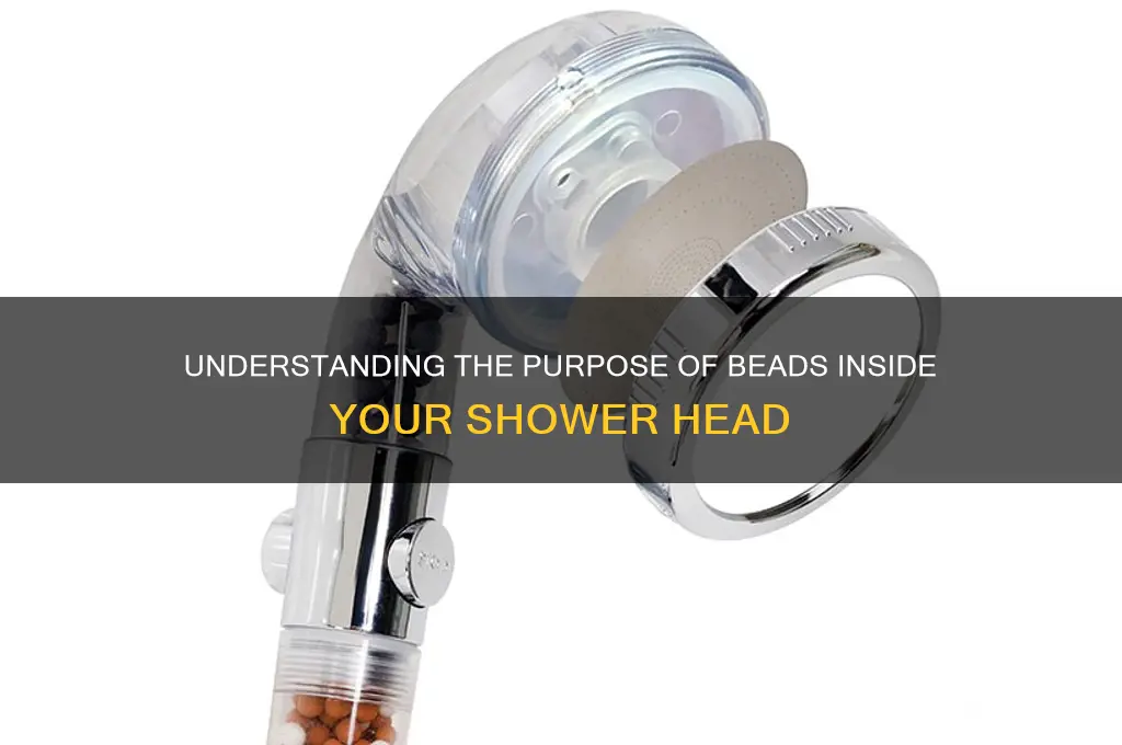 what are the beads in shower head