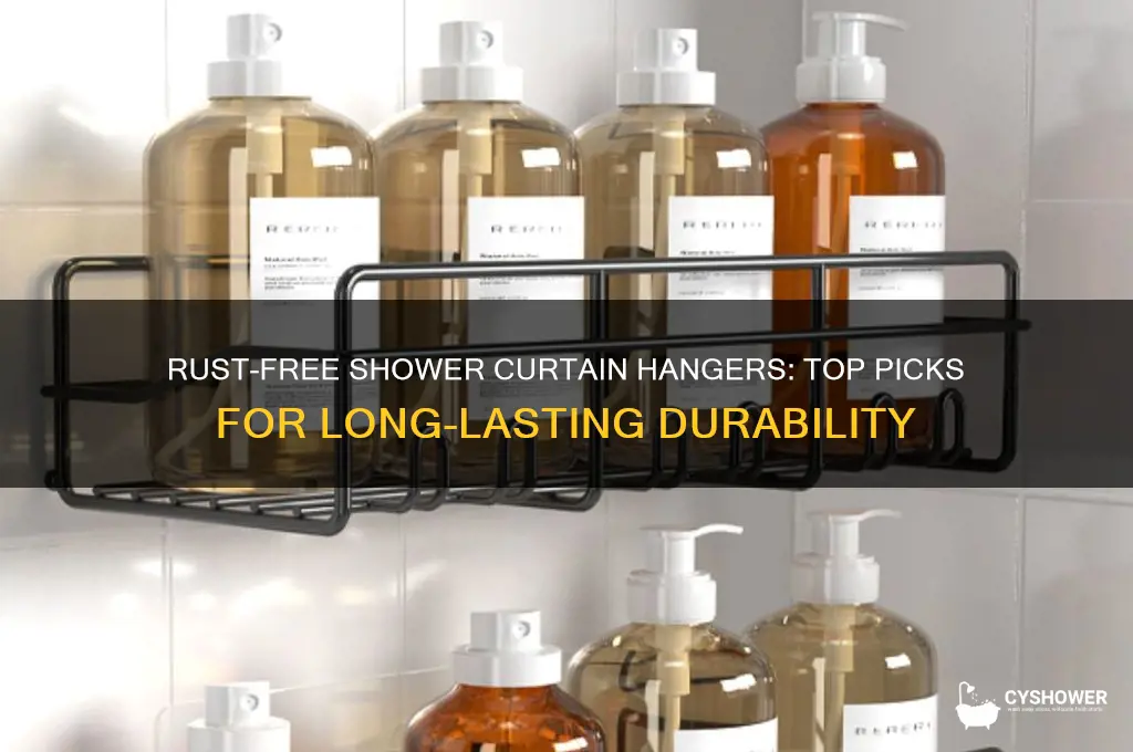 what are the best shower curtain hangers to avoid rust