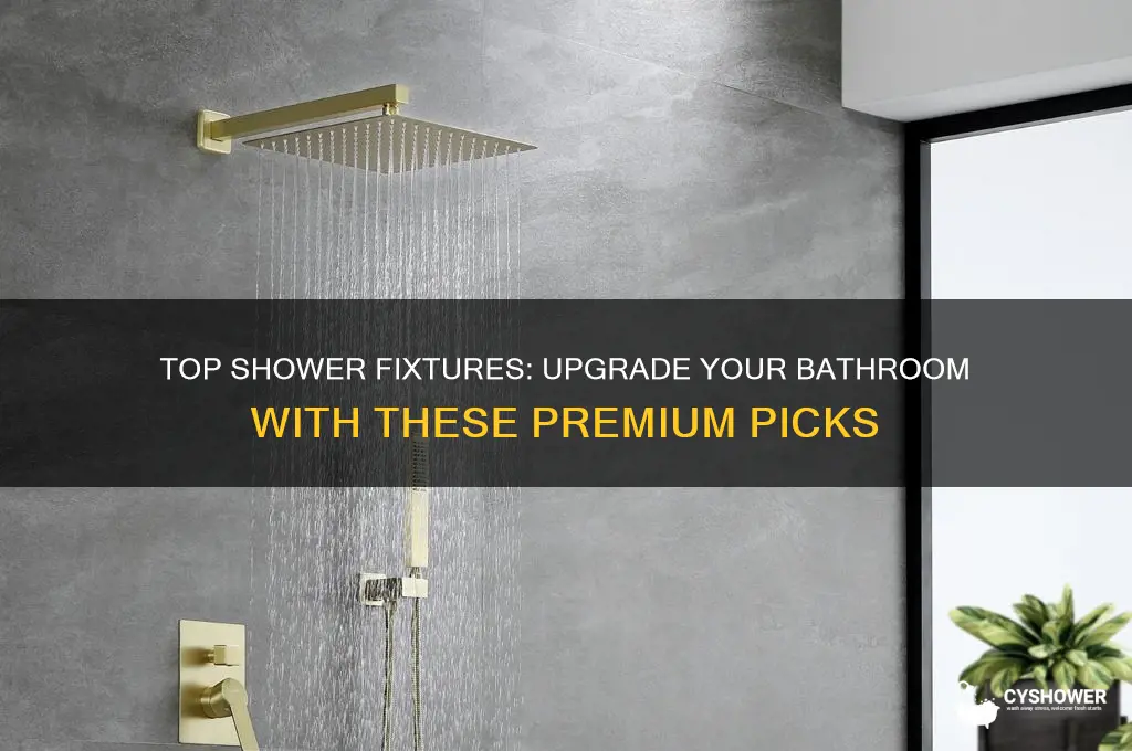 what are the best shower fixtures i can buy