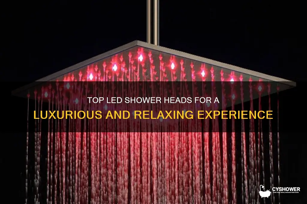 what are the best shower heads led