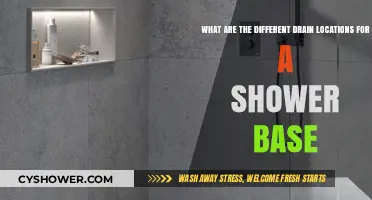 Shower Base Drain Locations: Exploring Options for Efficient Water Flow