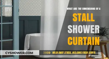 Standard Stall Shower Curtain Dimensions: A Complete Size Guide