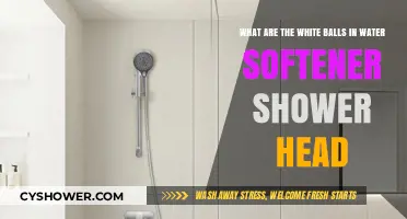 Understanding White Balls in Water Softener Shower Heads: Causes and Solutions