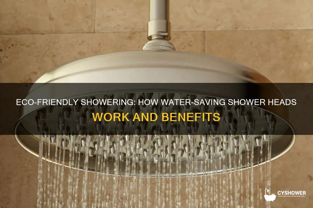 what are water saving shower heads