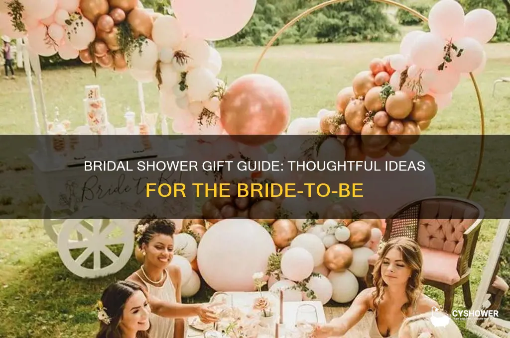 what are you supposed to get at a bridal shower