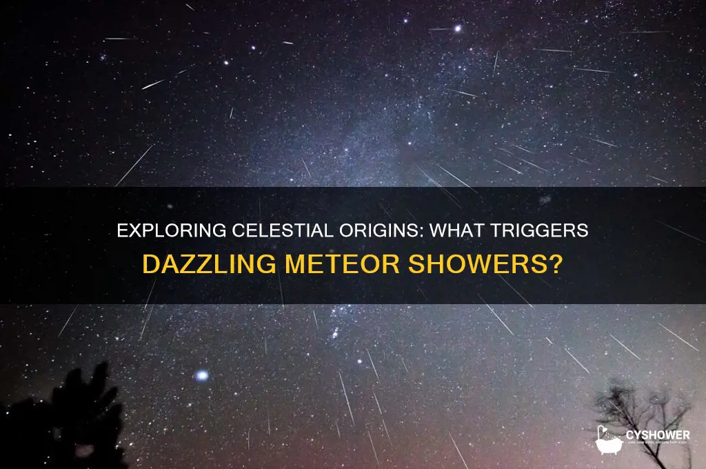 what can cause a meteor shower