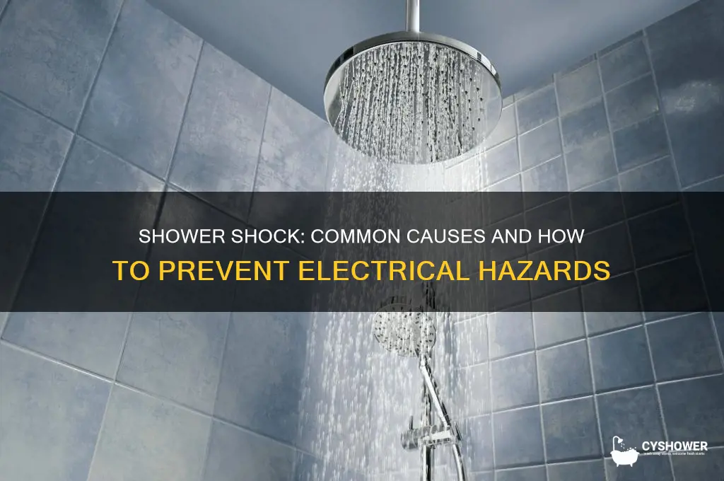 what can cause a shock in the shower