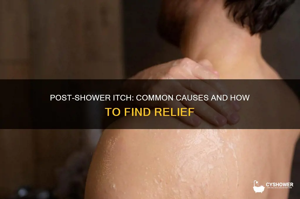 what can cause itching after shower