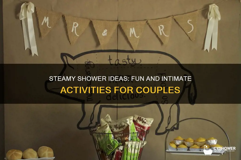 what can couples do in the shower