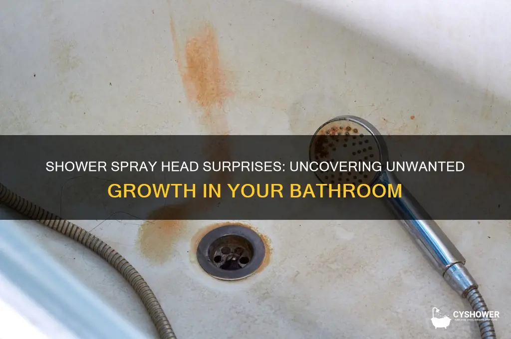 what can grow in your spray head of the shower