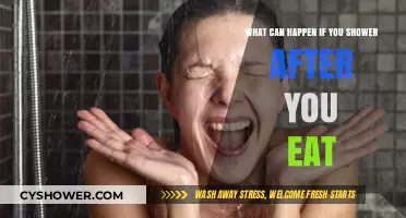 Showering After Eating: Potential Risks and Digestive Discomfort Explained