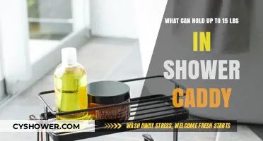Shower Caddy Solutions: Holding Up to 15 Pounds with Ease