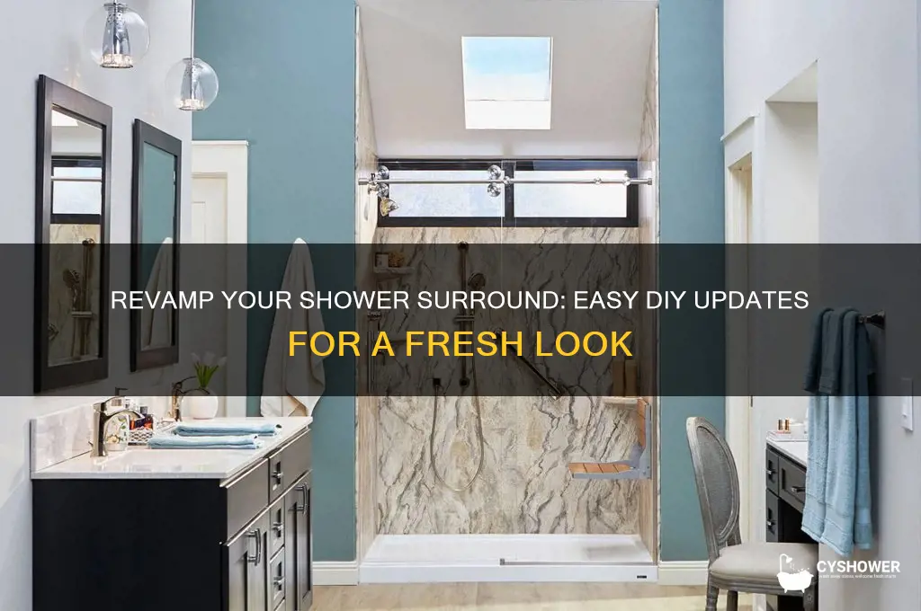 what can i do to update shower surround